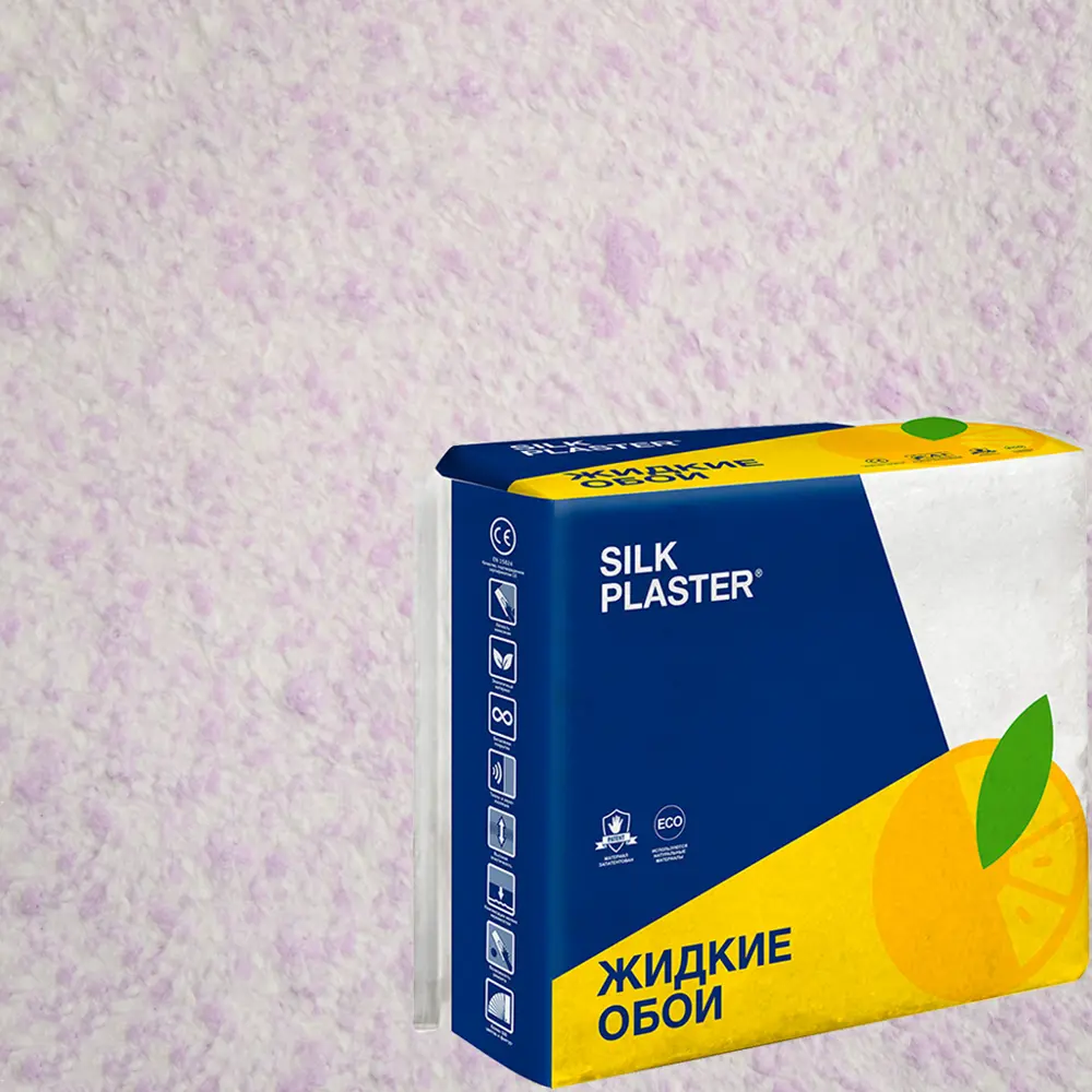 Жидкие обои Silk Plaster Absolute А205 0.73 кг цвет лавандовый пастельный 82736067 STLM-2117599 