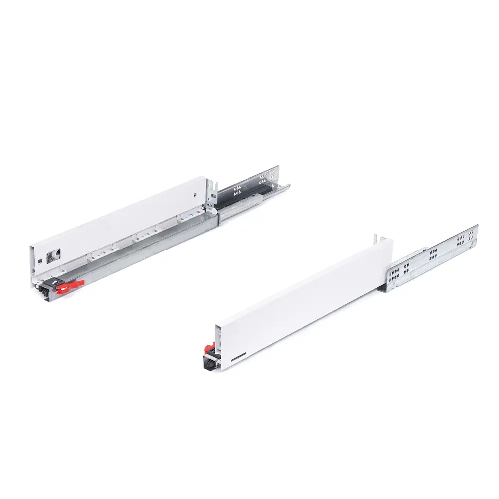 Комплект роликовых направляющих Flowbox h58 500 мм, сталь, цвет белый 85441346 STLM-2175354 Santreyd  - Вид №1