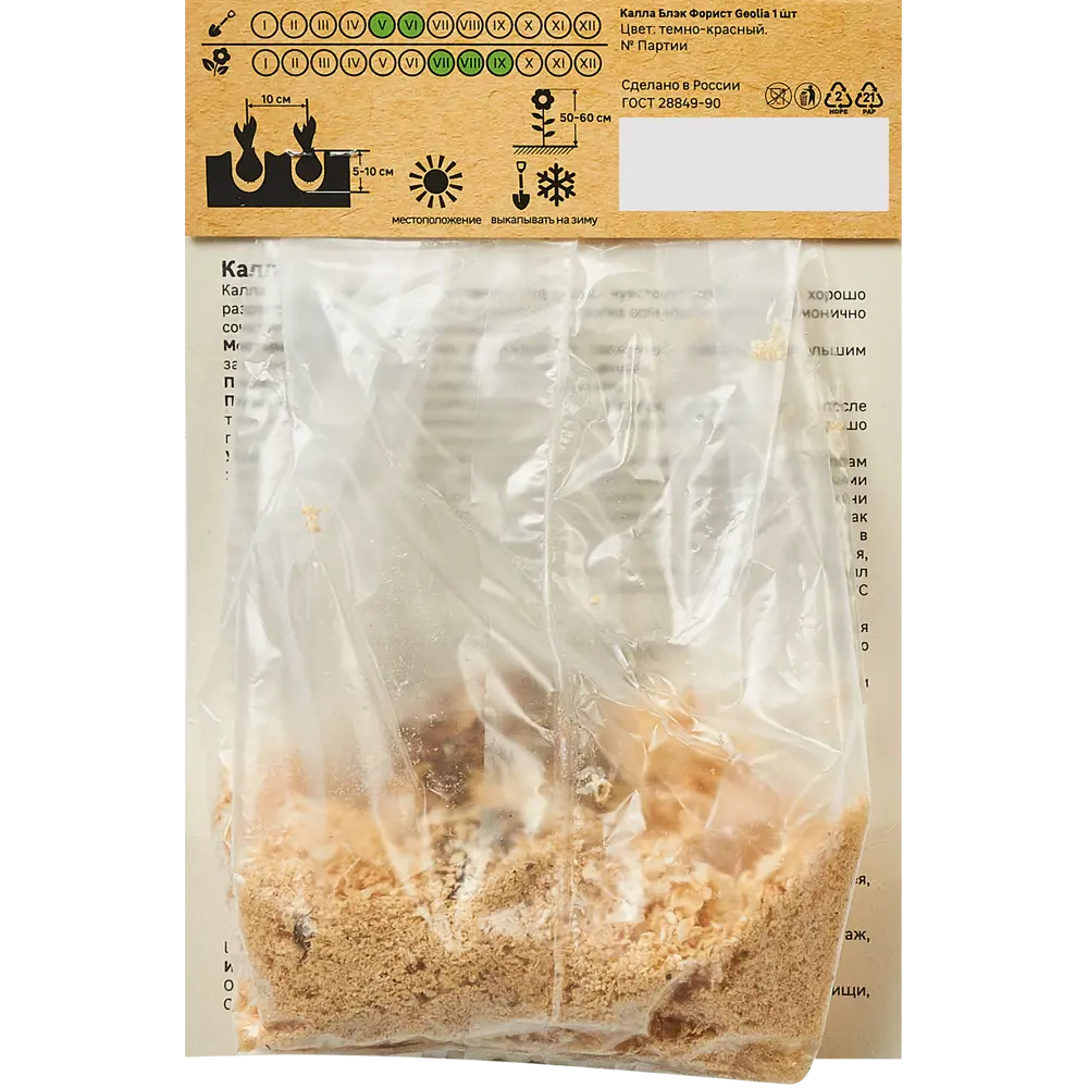 Калла Geolia Блэк Форист STLM-2125609 - Вид №1