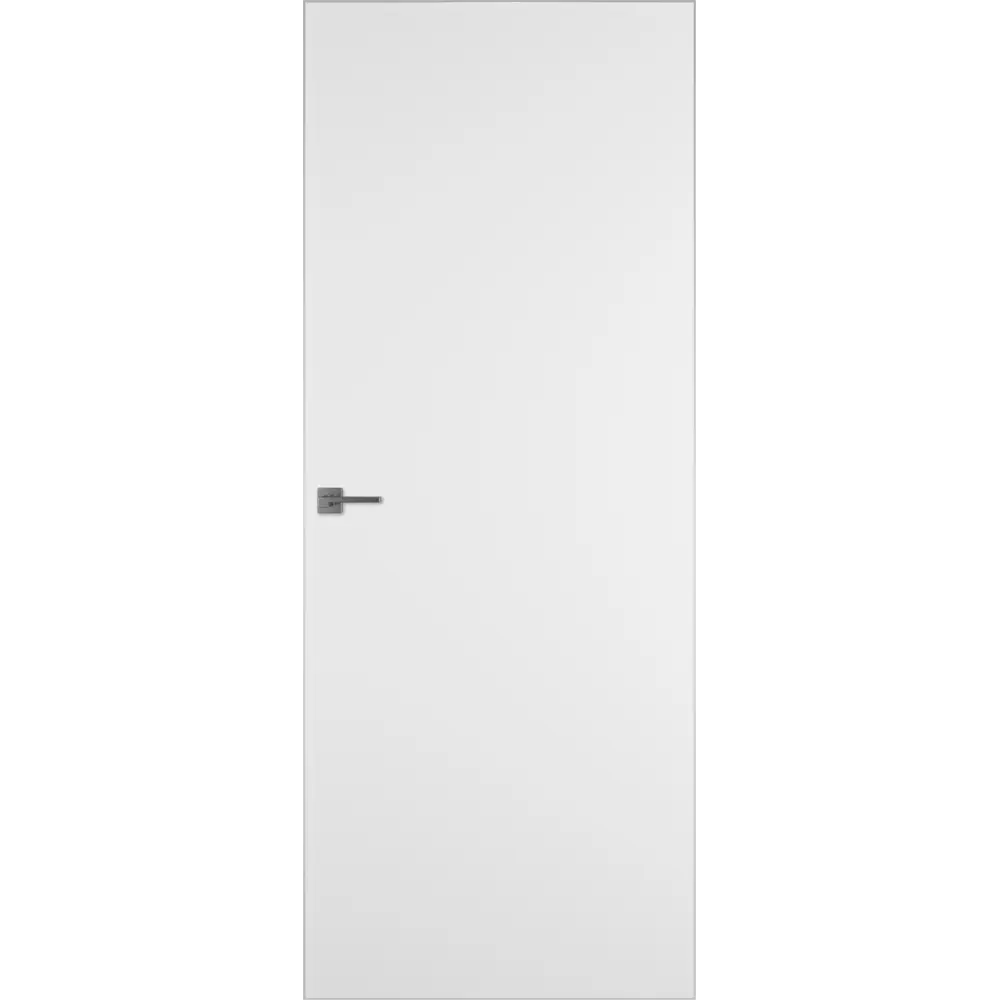 Дверь межкомнатная глухая без замка и петель в комплекте Invisible 90x200 см обратное открывание левое цвет белый 89367202 STLM-2099413 VFD 