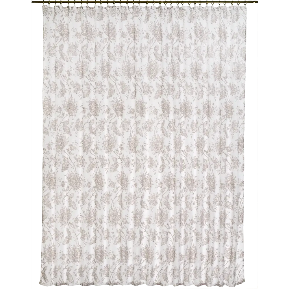 Тюль на ленте «Королевский цветок» 300х260 см цвет белый WITERRA STLM-2139975