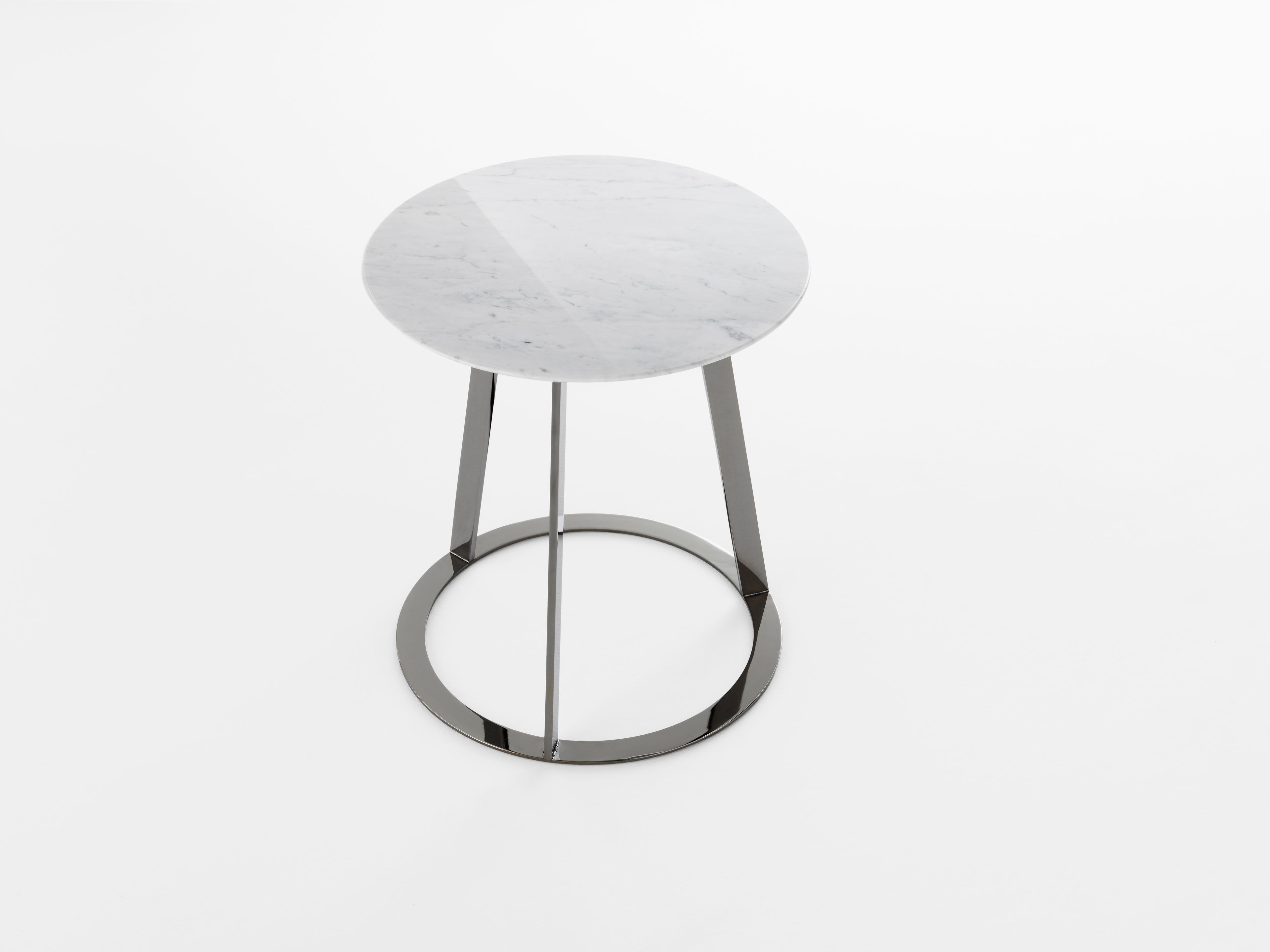 Круглый мраморный журнальный столик для гостиной Casamania & Horm Albino Family ARCH-00133839 - Вид №2