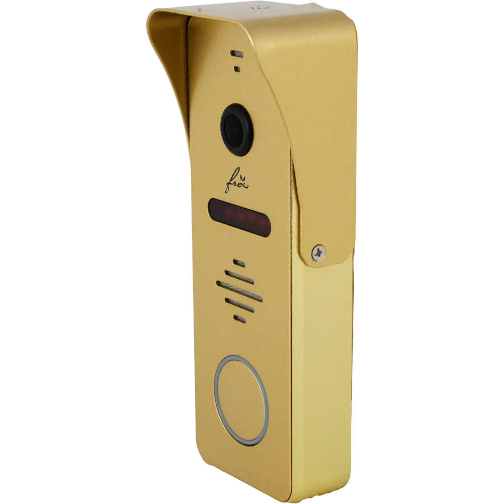 Вызывная видеопанель Fox FX-CP27 цвет золотой STLM-2014440 - Вид №1