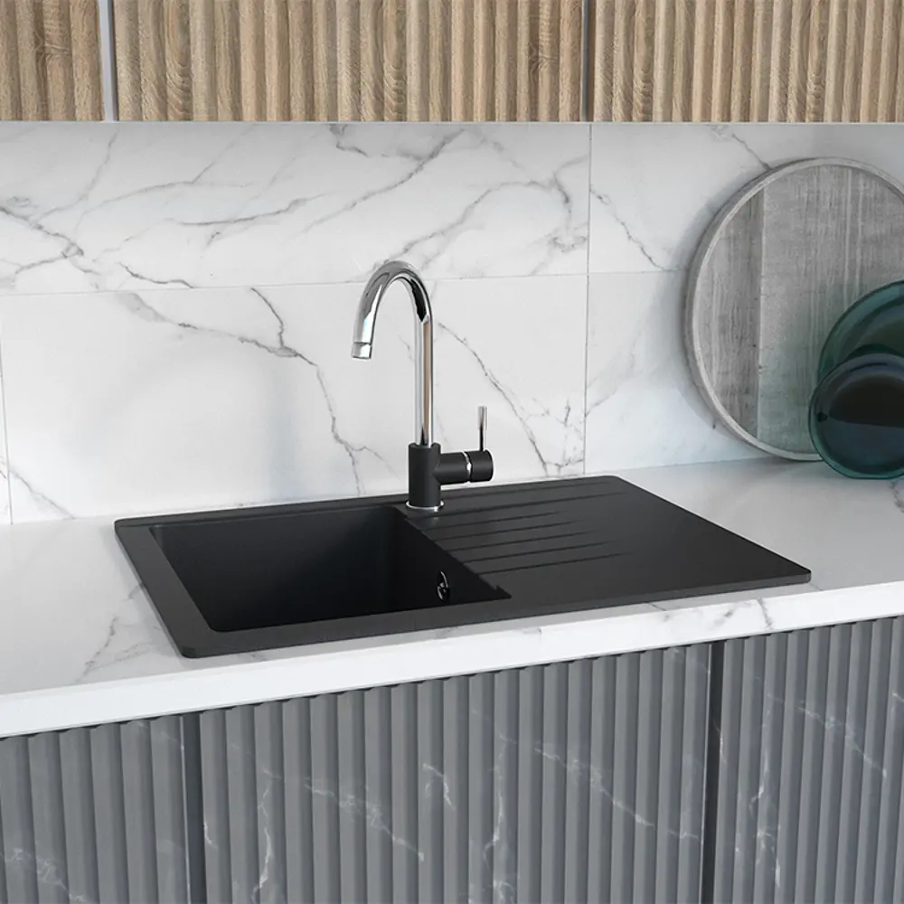 Смеситель для кухни Paini Cox цвет графит/хром STLM-2069611