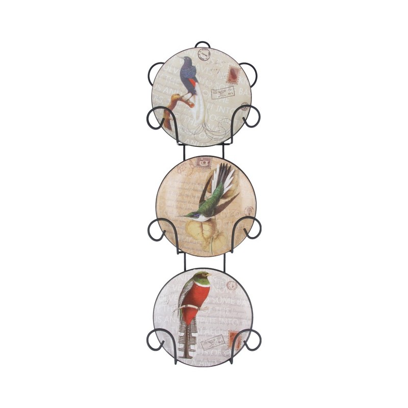 36255 Набор из 3-х декоративных тарелок 11.5х3х33.5 см Santreyd 