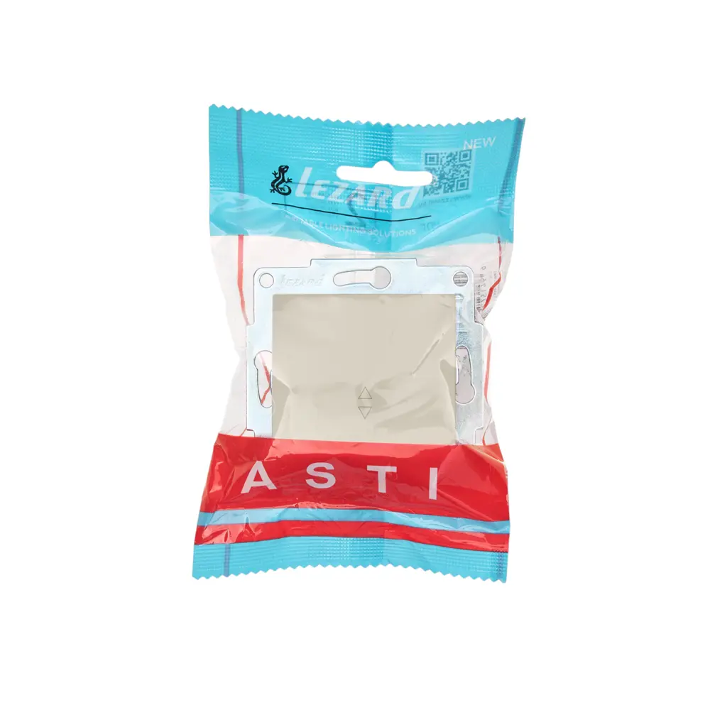 Выключатель проходной встраиваемый Lezard Asti 1 клавиша цвет кремовый STLM-2028648 - Вид №3