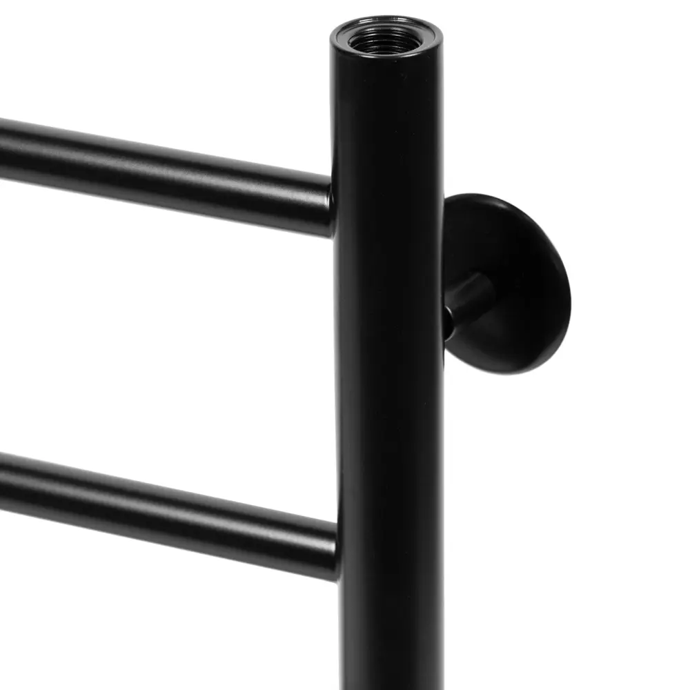 Полотенцесушитель водяной лесенка Royal Thermo Classic 50x80 см нижняя подводка 1" нержавеющая сталь цвет черный STLM-2026997 - Вид №4