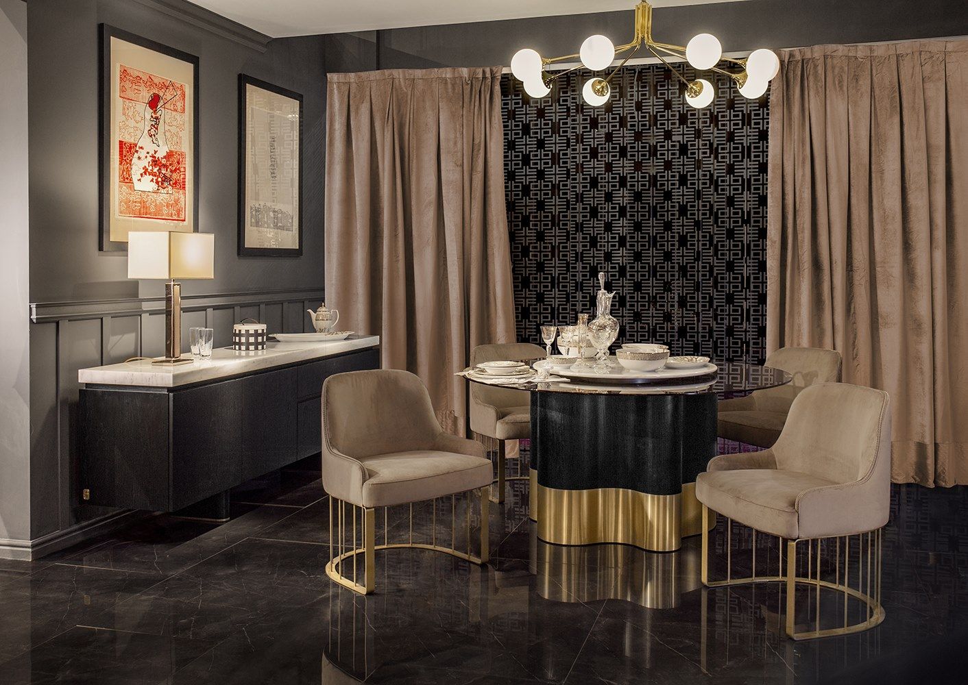 Шкаф с ящиками Formitalia Чикаго ARCH-00130017 - Вид №5