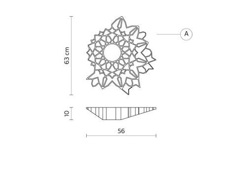 Технический мраморный светодиодный настенный светильник Karman Notredame ARCH-00134208 - Вид №10