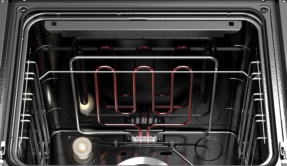 9903331 Электрический духовой шкаф Darina 0V5 BDE112 708 W1 белый STDN-0122778 - Вид №5