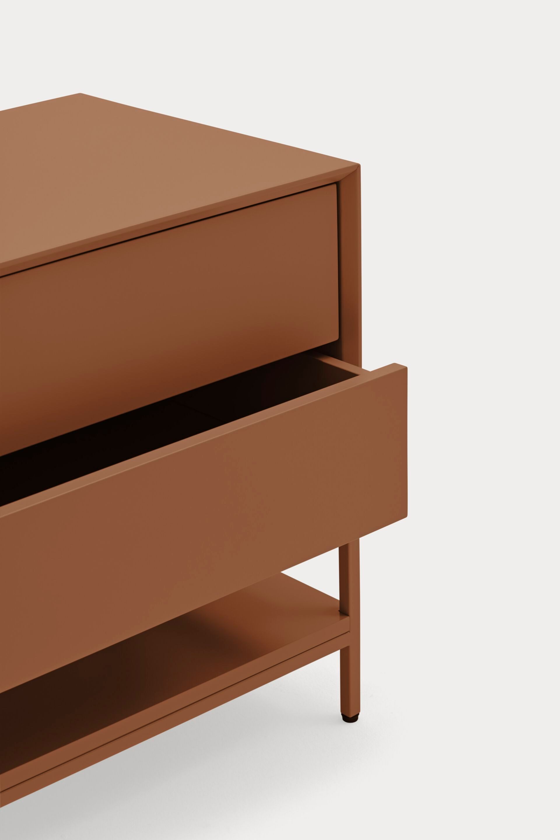 Прикроватная тумбочка из МДФ с ящиками TEULAT Platt ARCH-00010268 - Вид №7