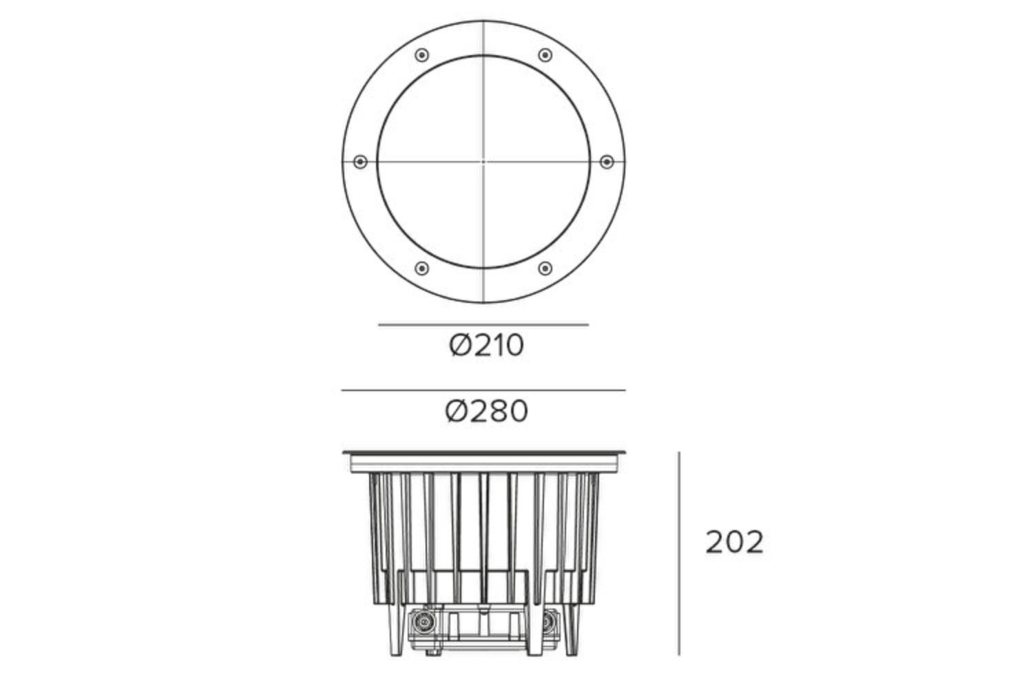 Светодиодный прожектор с утопленным заземлением TARGETTI KEPLERO WALL WASHER ARCH-00043918 - Вид №4
