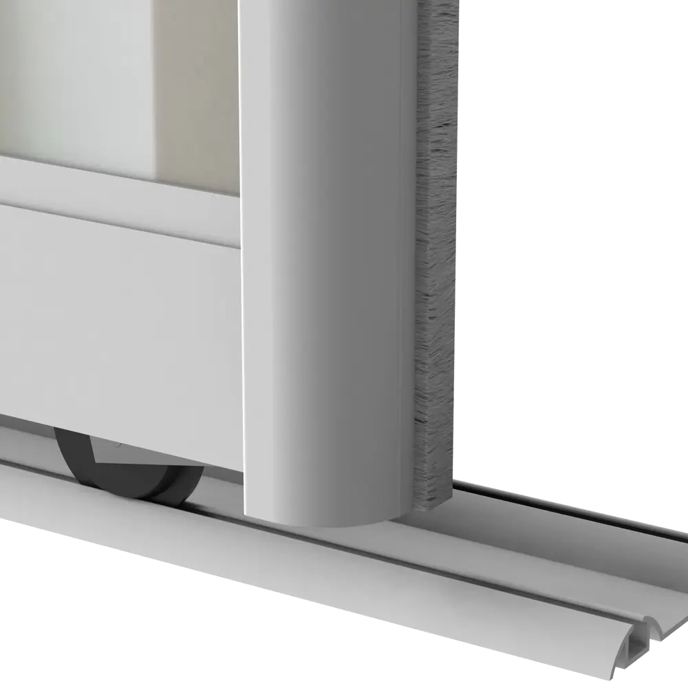 Дверь-купе KONSENSA 225.5x70.4 см с зеркалом профиль матовое серебро STLM-2057024 - Вид №4