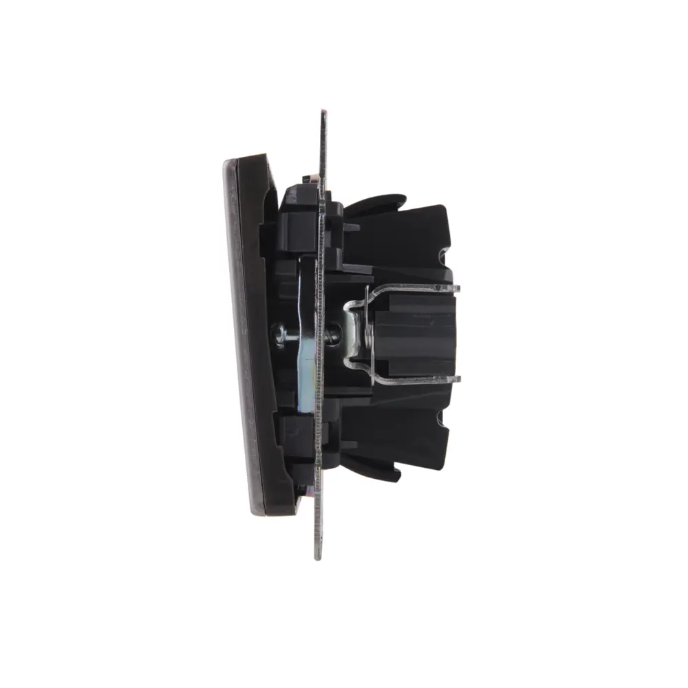 WERKEL Проходной выключатель с одной клавишей в глянцевом никеле 83738803 Встраиваемые механизмы STLM-0044164 - Вид №3