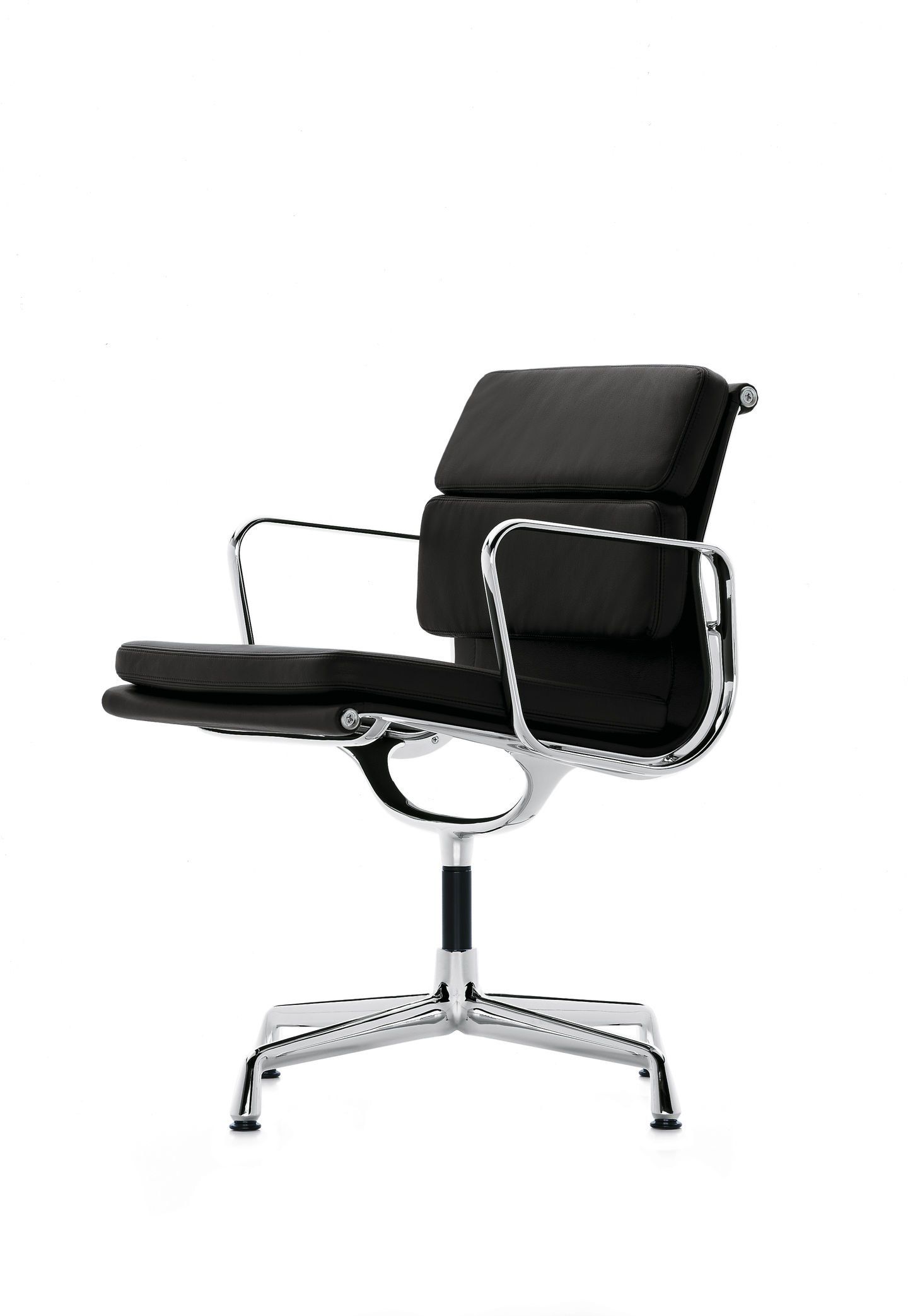 Кожаный спиц поворотный стул с подлокотниками VITRA Eames Soft Pad Group ARCH-00078216 - Вид №26