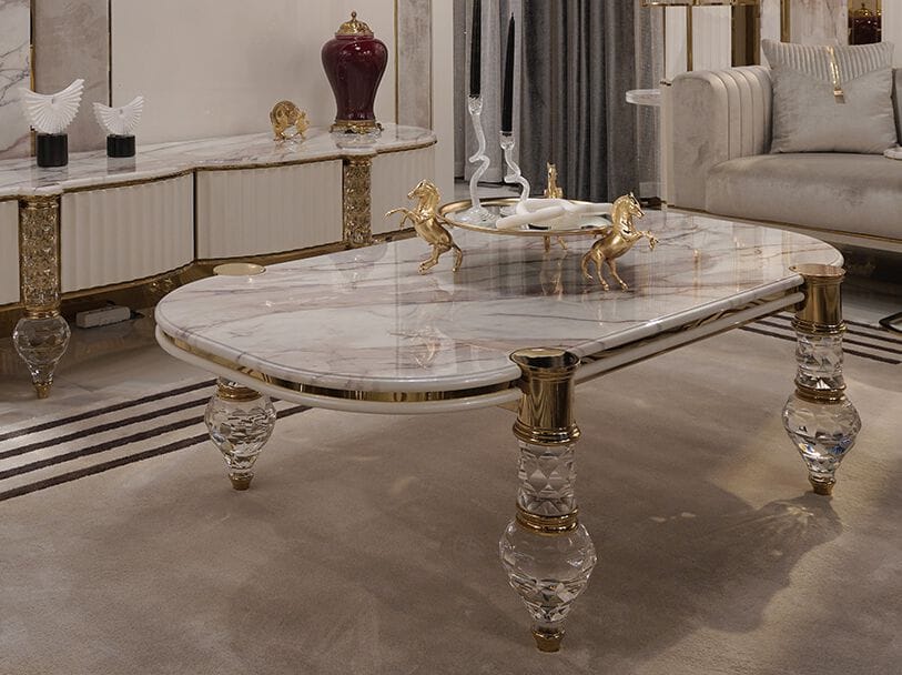 Овальный журнальный столик Zebrano Velovis ARCH-00062297 - Вид №1