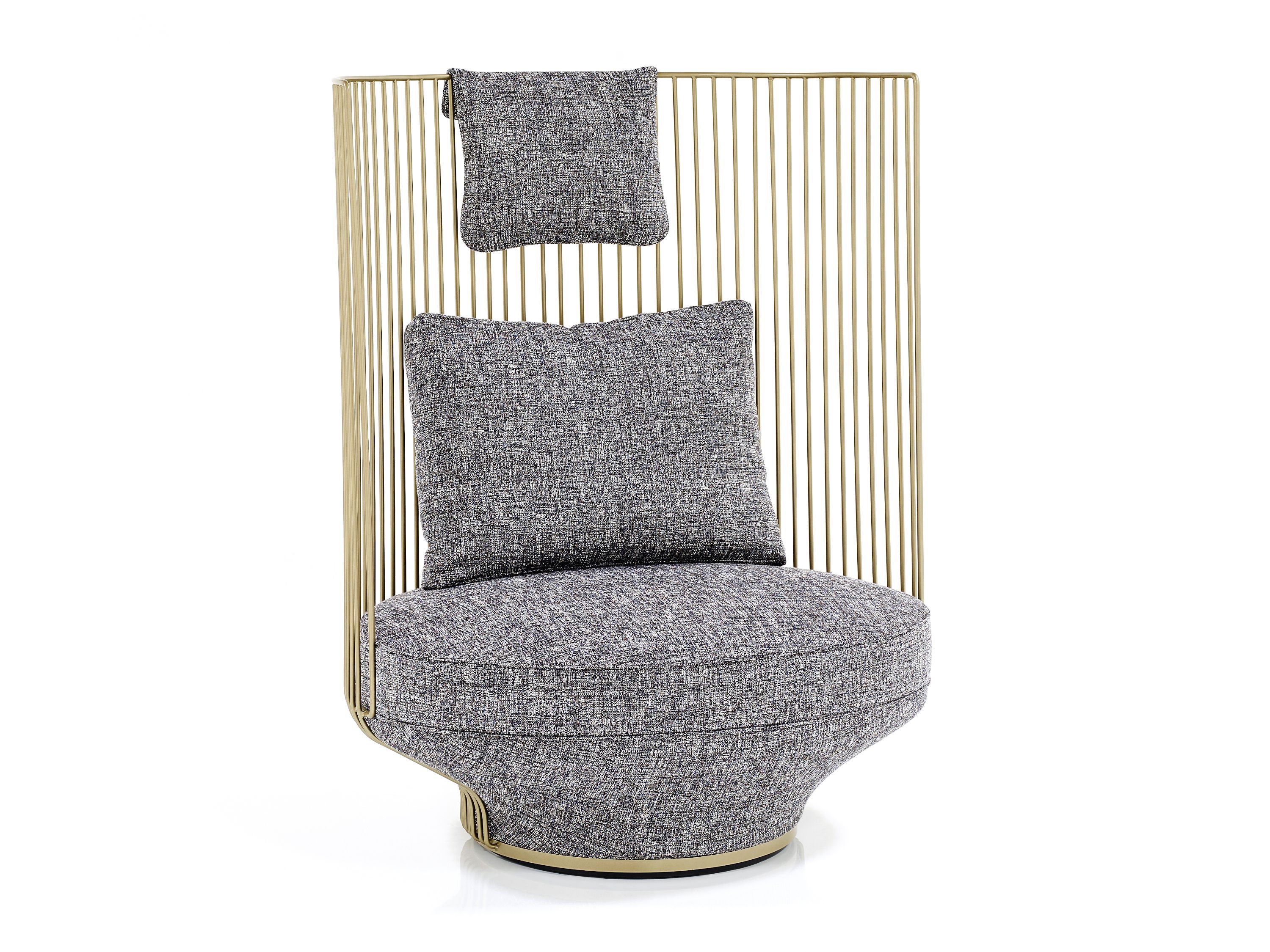 Тканевое кресло с высокой спинкой Wittmann Paradise Bird ARCH-00103706