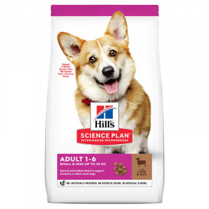 ПР0037502 Корм для собак Hill"s для миниатюрных пород, ягненок, рис сух. 1,5кг Hill's