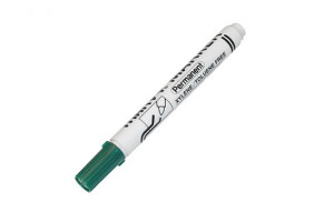 16191360 Перманентный маркер с круглым наконечником 1-3мм зеленый MAR482B/4 MARVY UCHIDA