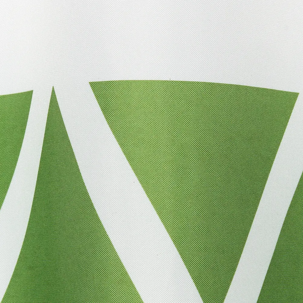 Штора для ванной Vidage Валенди с люверсами 180x200 см полиэстер цвет белый/зеленый STLM-2126290 - Вид №2