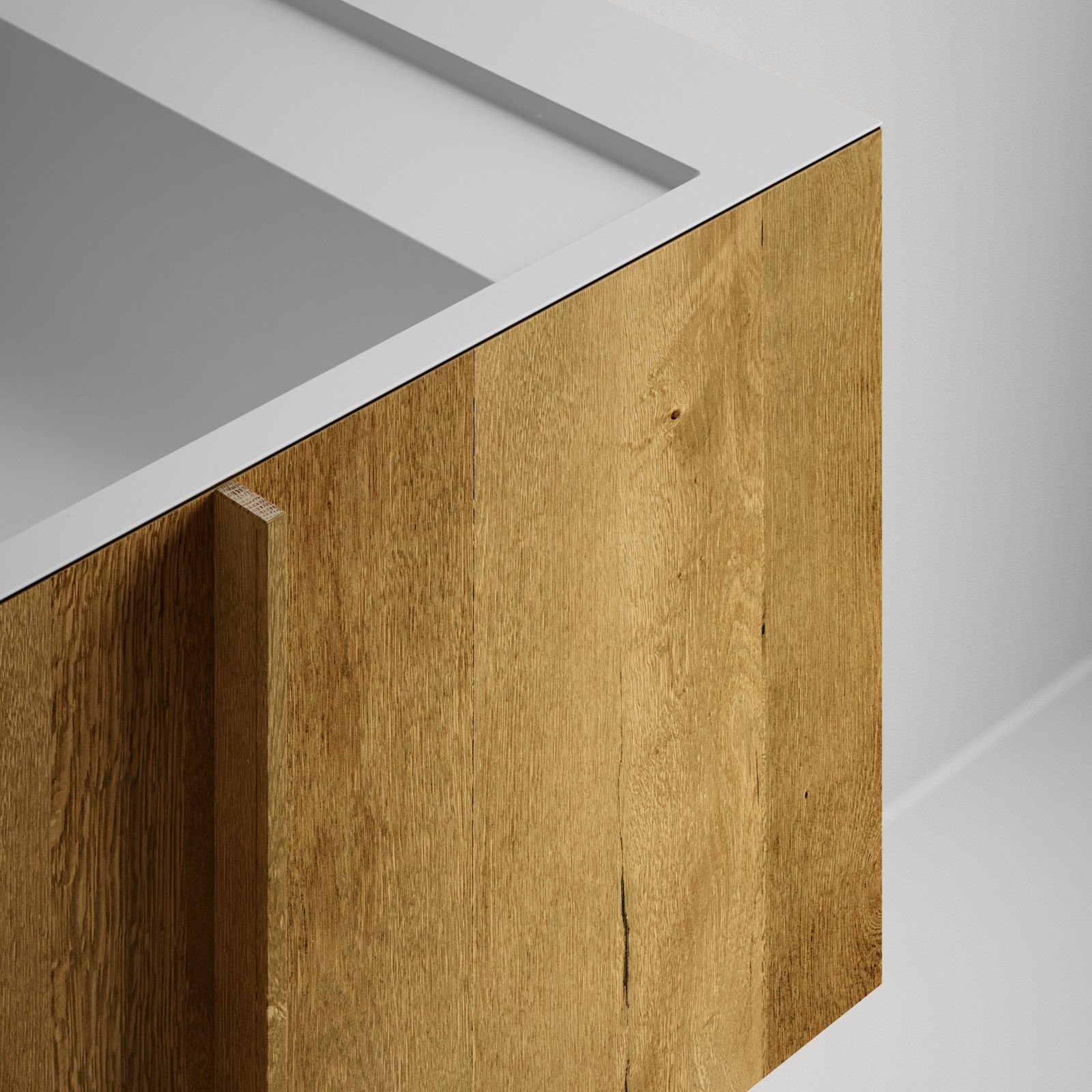 Деревянная секционная одиночная подвесная раковина Inbani Paral ARCH-00055428 - Вид №7