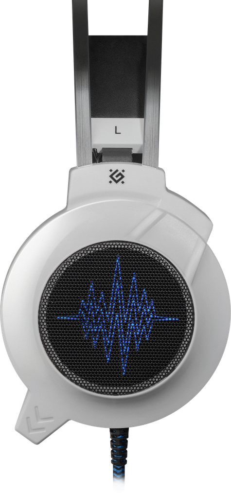 64510 игровая гарнитура icefall g-510d белый+синий, кабель 2,2 м Defender Santreyd  - Вид №2