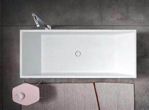 Nic Отдельностоящая прямоугольная ванна из Corian® Vasche da bagno