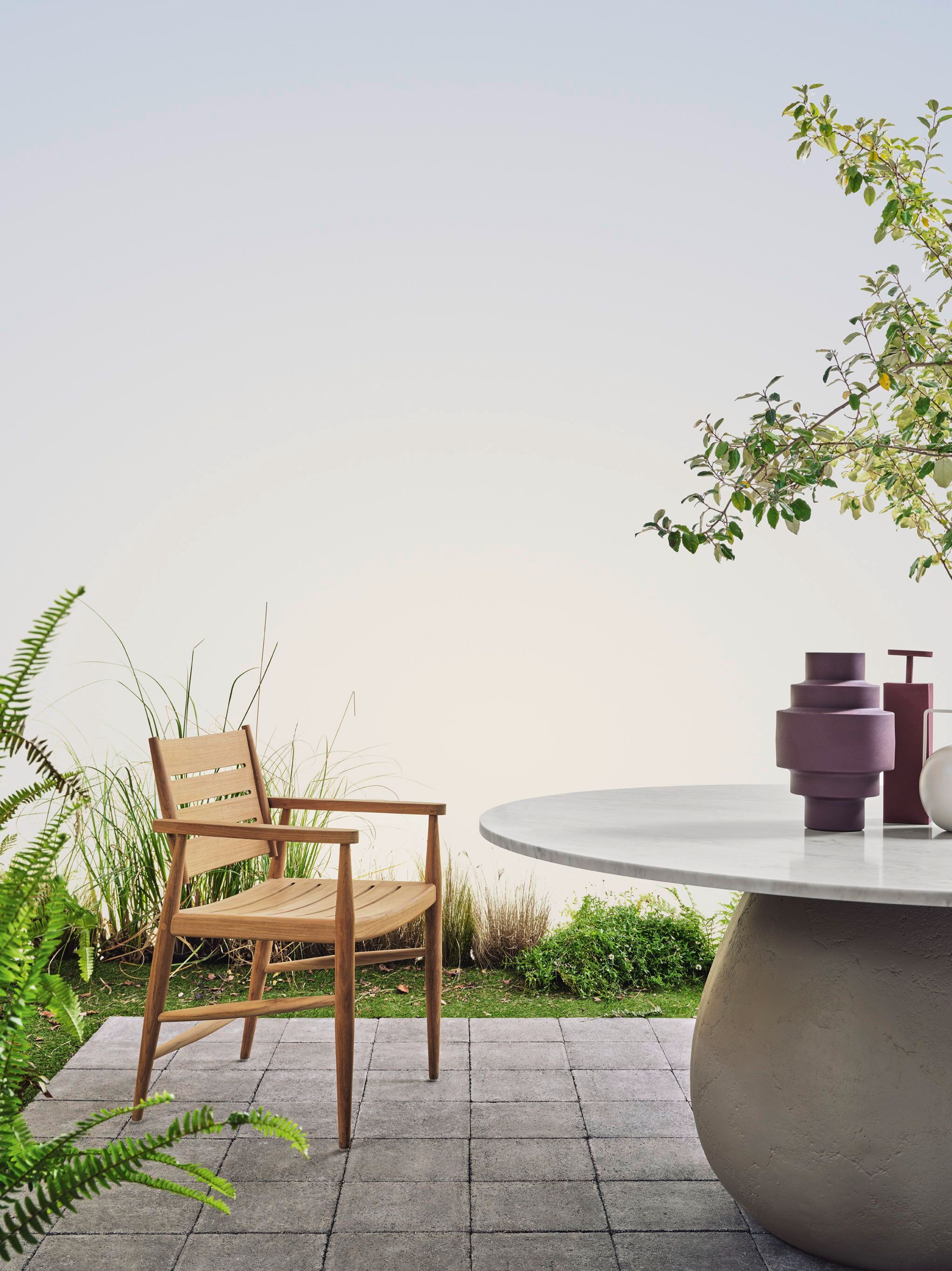 ТИК мягкий садовый стул с подлокотниками Gervasoni Gervasoni Outdoor ARCH-00085034 - Вид №4