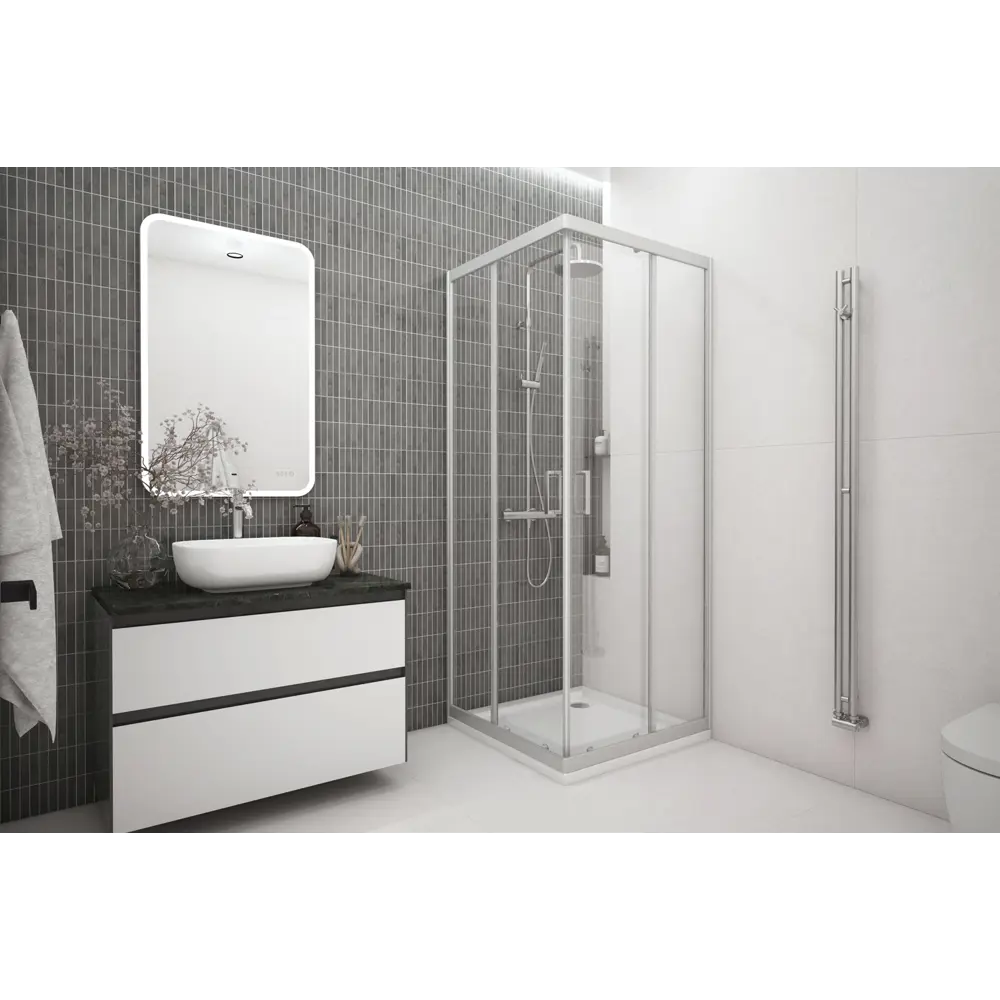 МЕТАКАМ Душевой уголок квадратный с раздвижными дверцами 89361543 STLM-1489892 - Вид №15