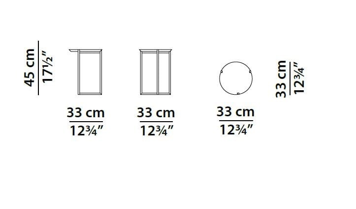 Круглый журнальный столик из натурального камня Baxter Icaro Stone ARCH-00139085 - Вид №3