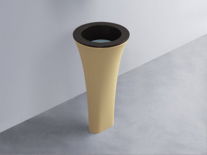 AMLA45-LV+AMPILT-PL+AMCOLT-CN Раковина Amedeo Tondo отдельностоящая cielo Enjoy + Amedeo