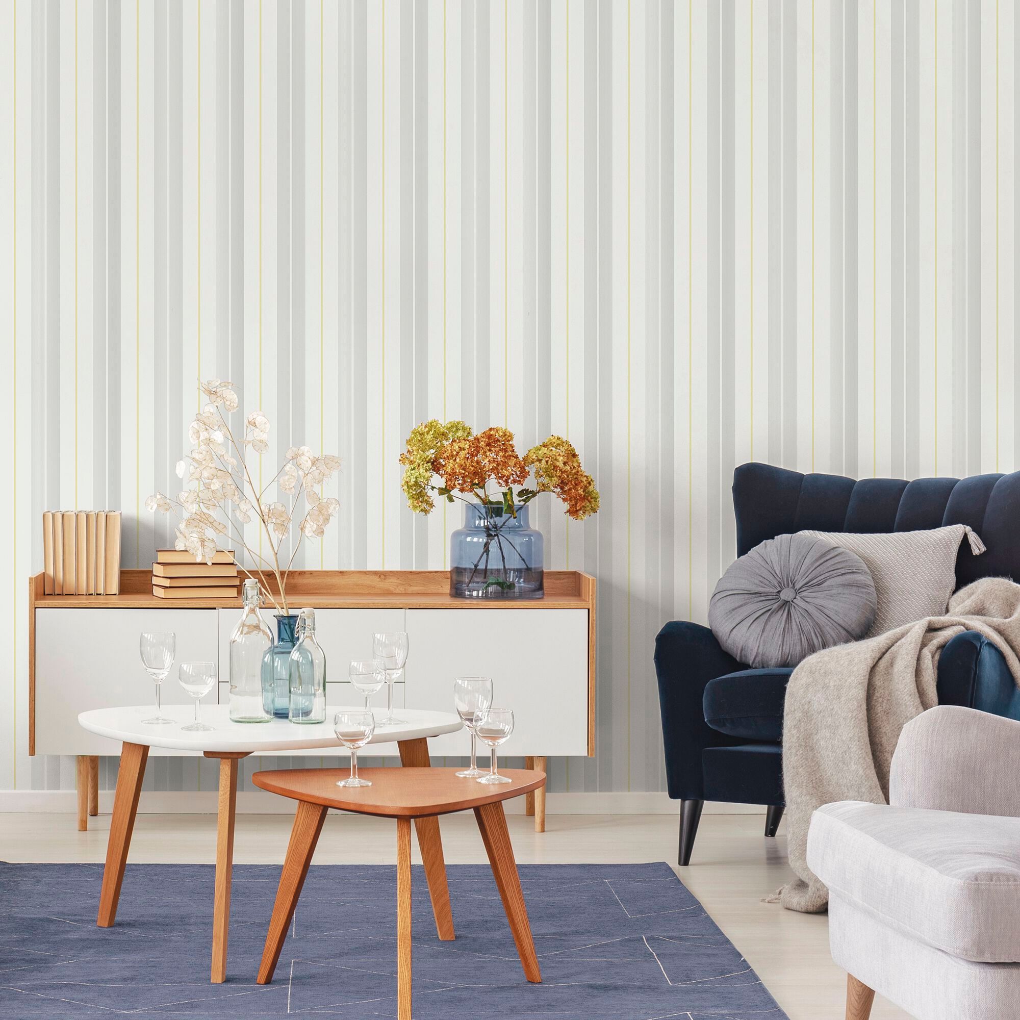 Полосатые обои ICH Essential Stripes ARCH-00035238 - Вид №6