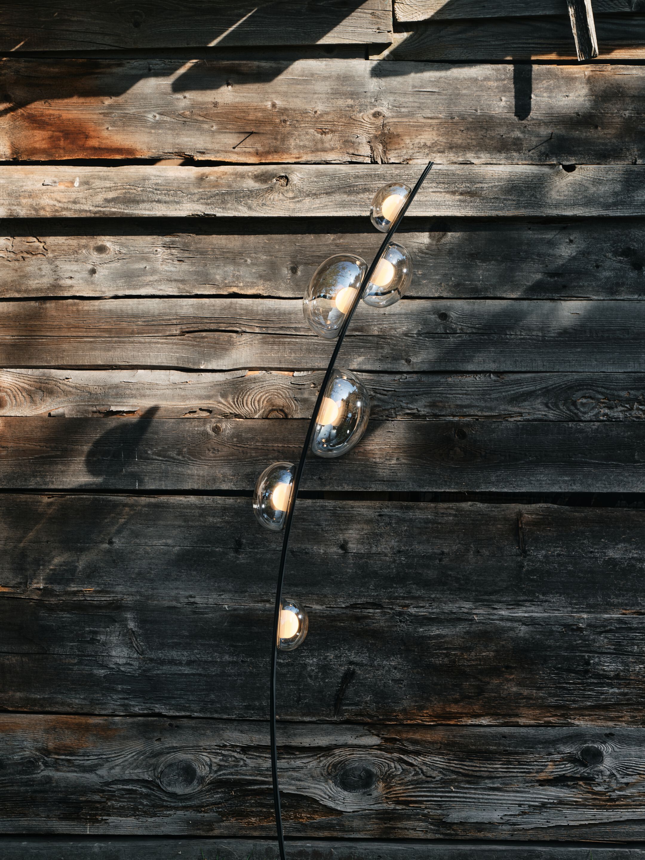 Светодиодный торшер из веганской кожи и выдувного хрусталя bomma Dew Drops ARCH-00062435 - Вид №13