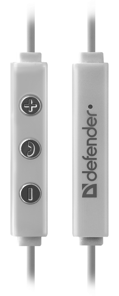 63451 гарнитура для смартфонов pulse 451 белый, для iphone, вставки Defender Santreyd  - Вид №1