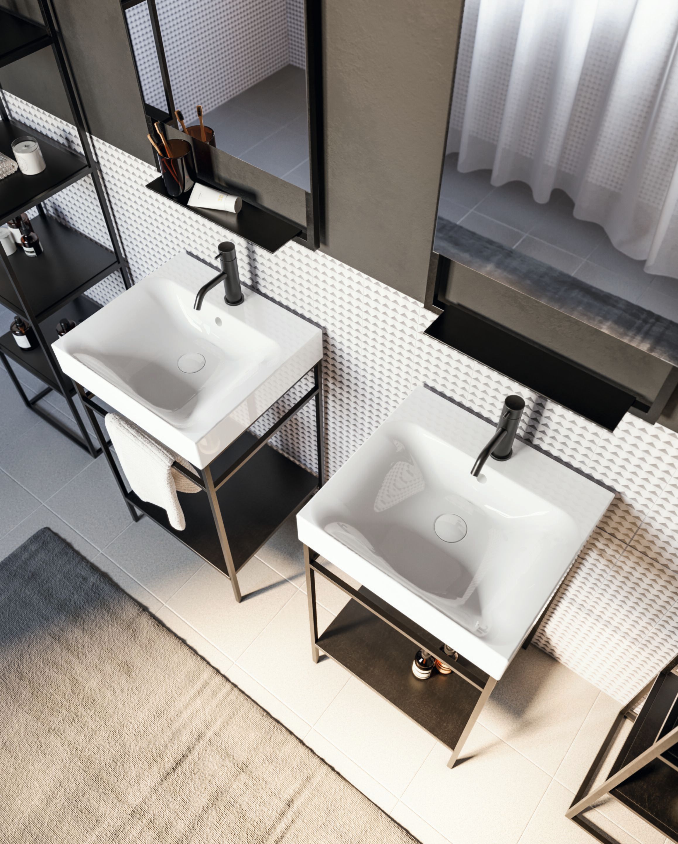 Напольная раковина из нержавеющей стали со встроенным умывальником COLAVENE Cento ARCH-00061006 - Вид №1