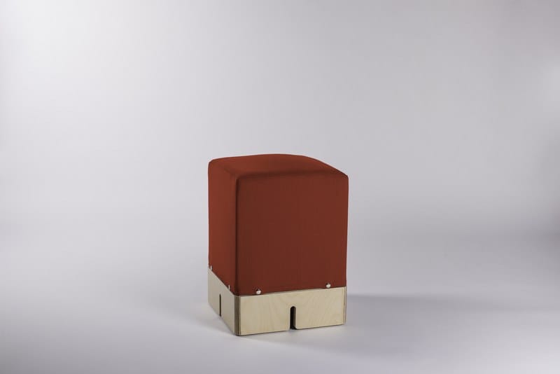 Модульный квадратный пуф из ткани KEIGIO® KEIGIO® 36X36 ARCH-00105122 - Вид №12