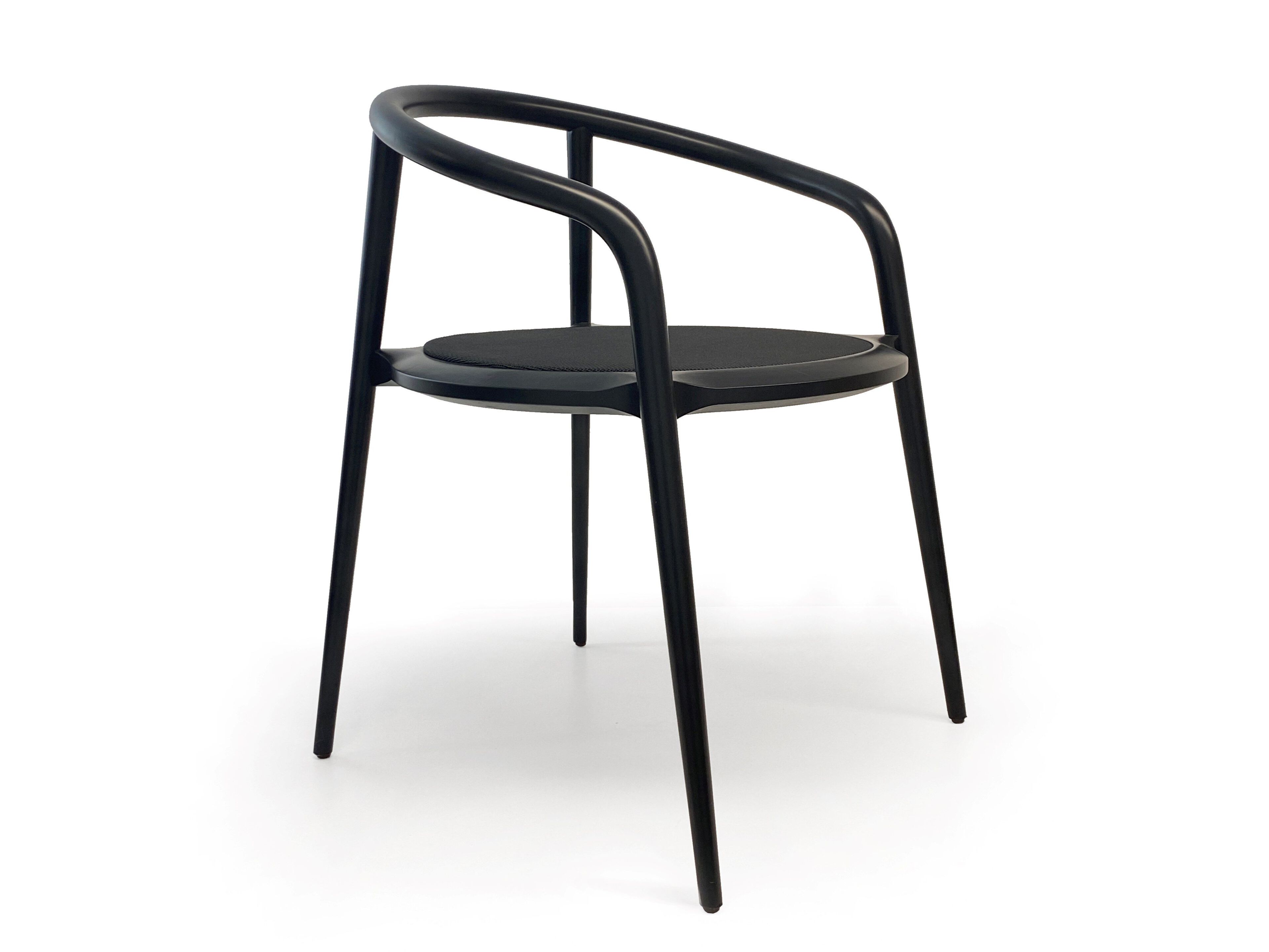 Деревянный стул с подлокотниками и встроенной подушкой Branca Lisboa ARANHA ARCH-00014621