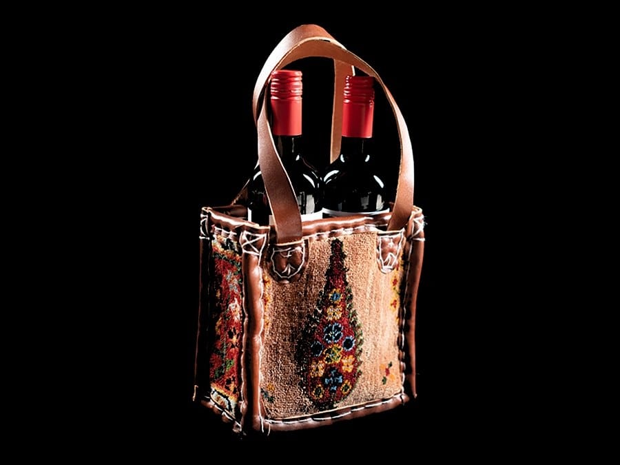 Держатель для бутылок из ткани и кожи Zollanvari Mafrash Wine Carriers ARCH-00108083 - Вид №1