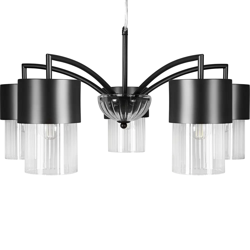 Freya Lumin — подвесная люстра с 5 цилиндрическими плафонами 89411498 STLM-1576146 - Вид №3