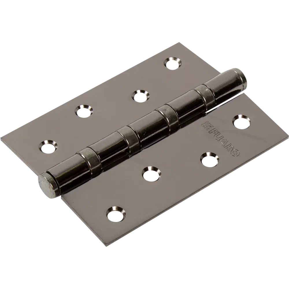 82105972 Петля универсальная U1004BB-BN/BL 100x75x2.5 мм сталь цвет глянцевый чёрный STLM-0019067 FUARO Home