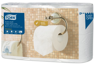 11040538 Туалетная бумага повышенной мягкости в обычном рулоне, 4 слоя Tork