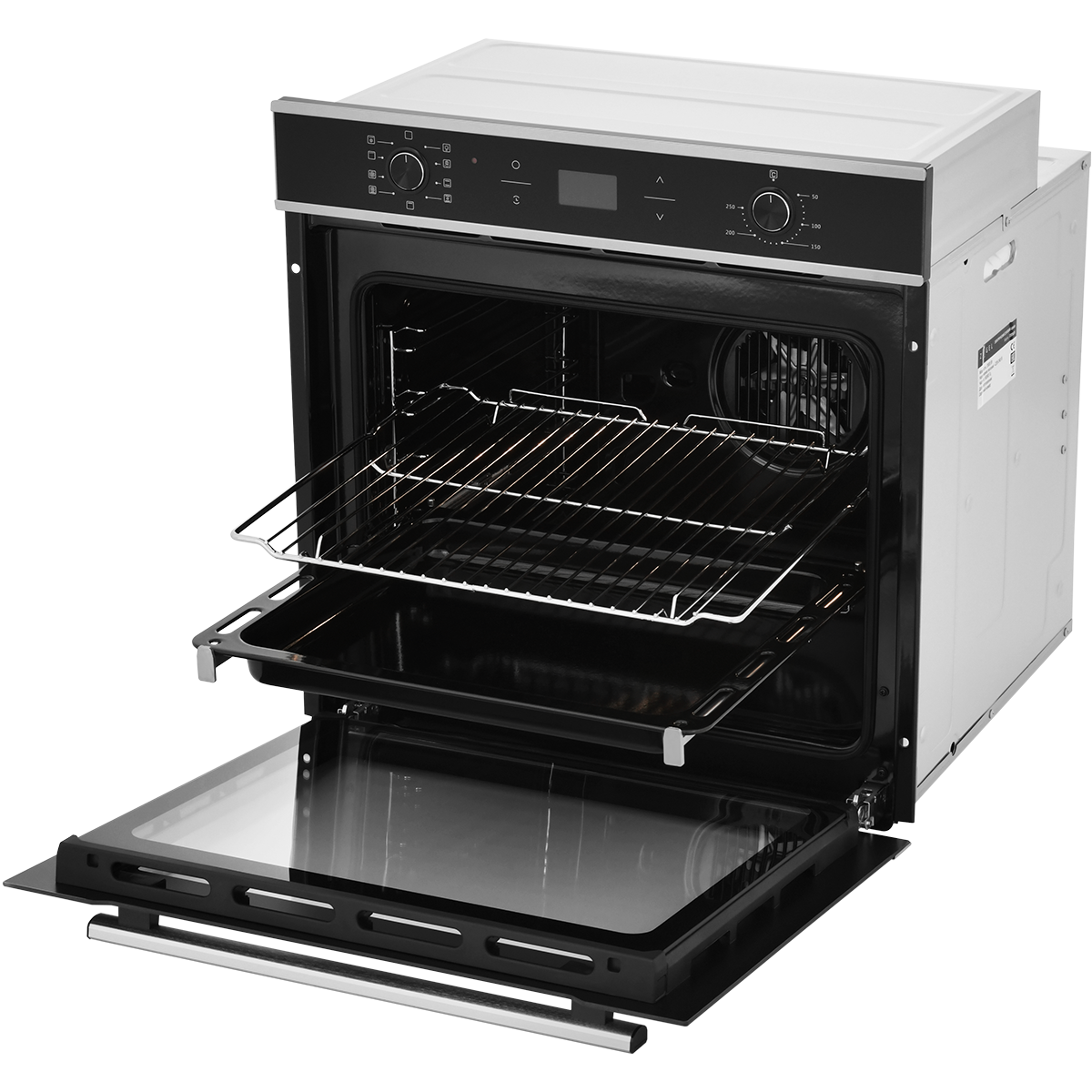 9956597 Электрический духовой шкаф ZUGEL ZOE602X черный STDN-0110498 - Вид №3