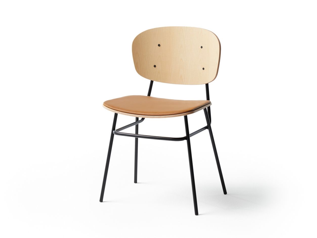 Стул из ясеня с мягким сиденьем Blasco&Vila Fosca ARCH-00056152 - Вид №1