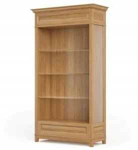 DWFI Открытый книжный шкаф из фанерованной древесины  00002365