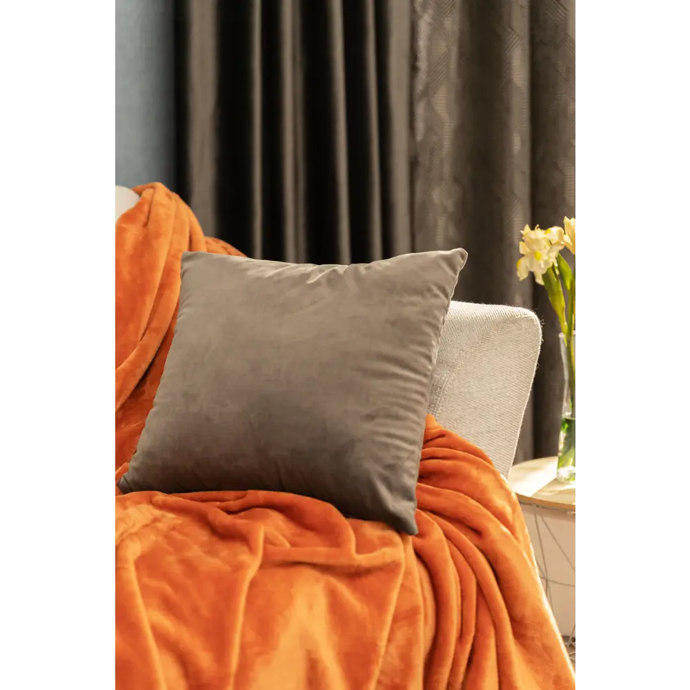 Подушка Rosario 45x45 см цвет серый SEASONS STLM-2004321 - Вид №5