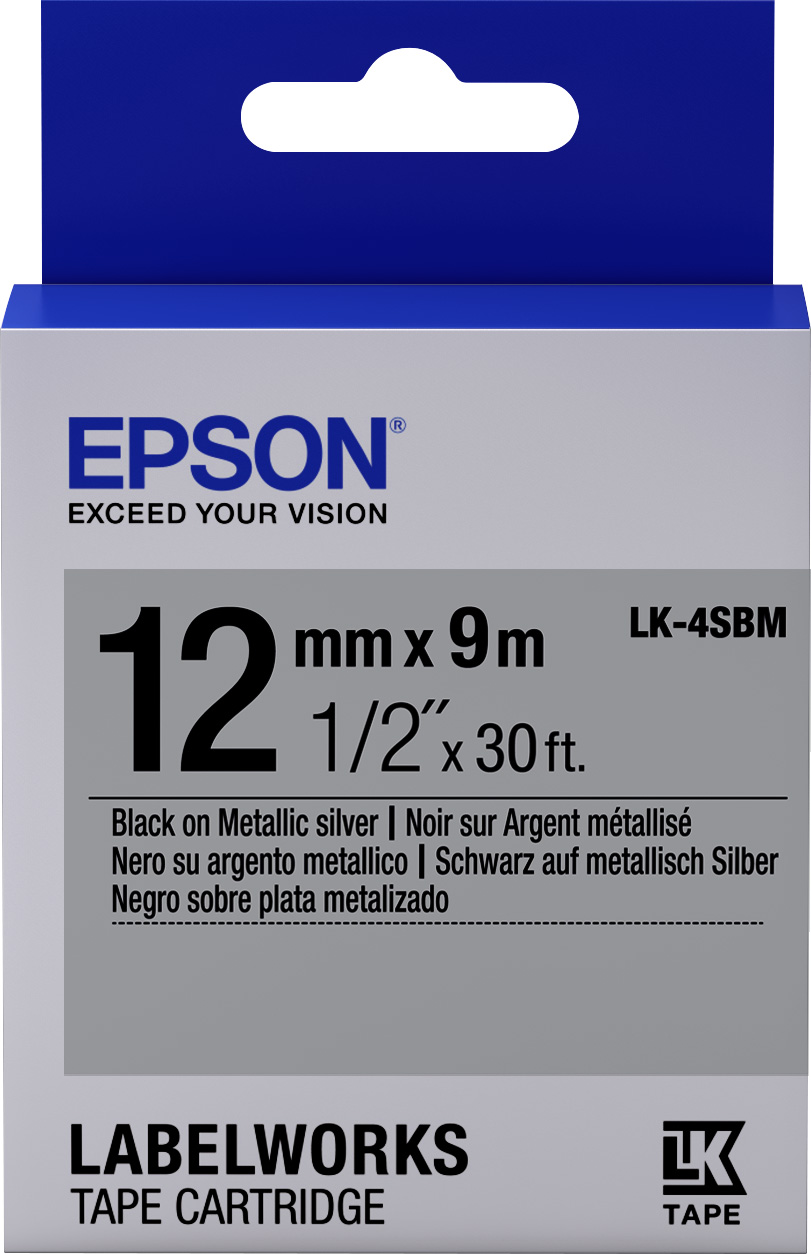 C53S654019 lk-4sbm black/silver 12/9 Epson Santreyd 