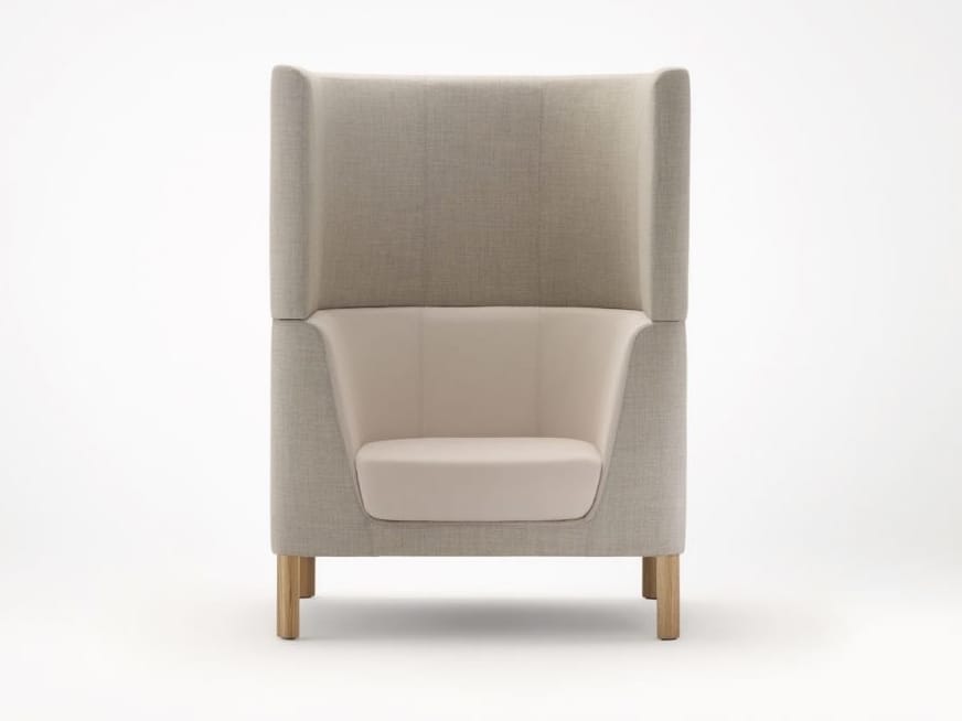 Тканевое кресло с высокой спинкой Ross Gardam Tailored ARCH-00027633