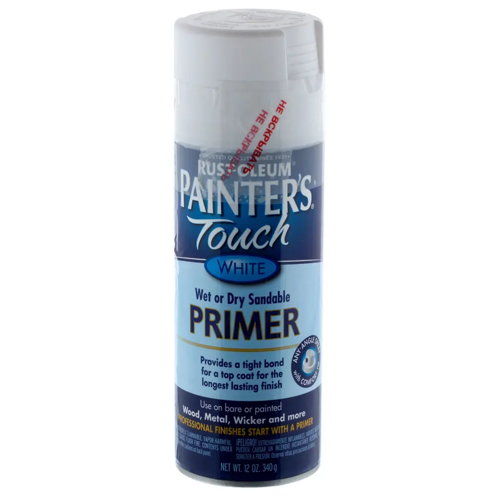 Грунт аэрозольный Paint Touch матовый цвет белый 340 г RUST-OLEUM STLM-2170150 - Вид №1