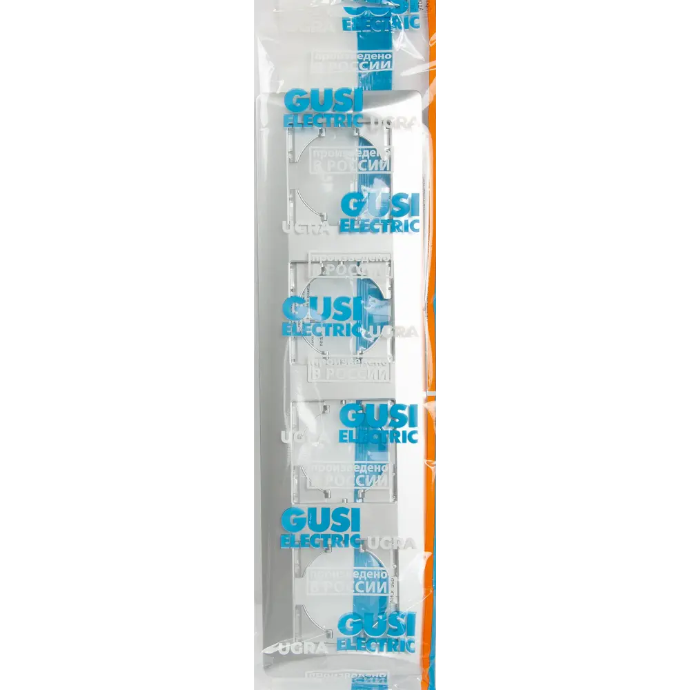 Рамка GUSI Electric Ugra для 4 розеток и выключателей в серебристом исполнении 83865112 STLM-0045256 - Вид №3