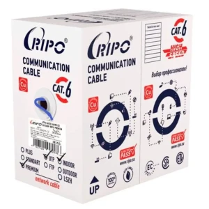 Кабель Ripo Premium UTP 4 CAT6 23AWG медь 2x305 м цвет синий